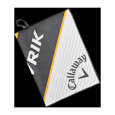 Mavrik Towel 30x20 White/Charcoal/Orange