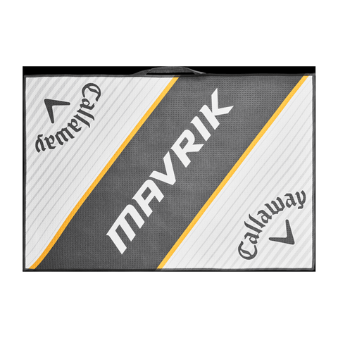 Mavrik Towel 30x20 White/Charcoal/Orange