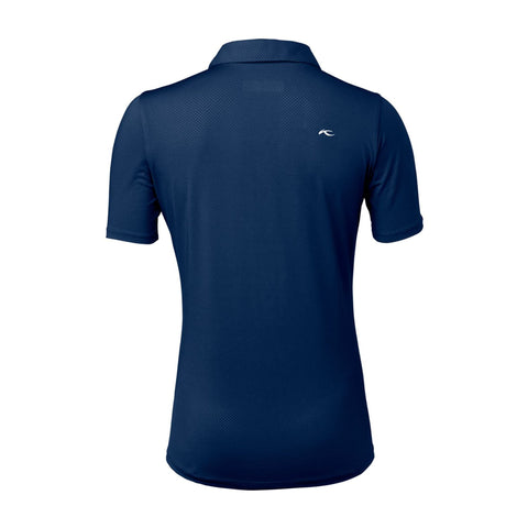 W Eve SS Polo Atlanta Blue