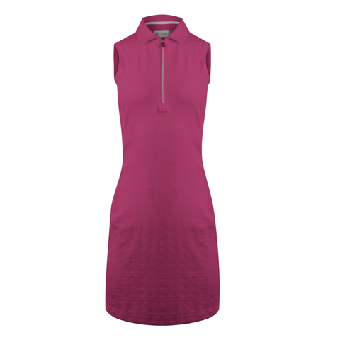 W Hartlee Texture Dress Granatapfel