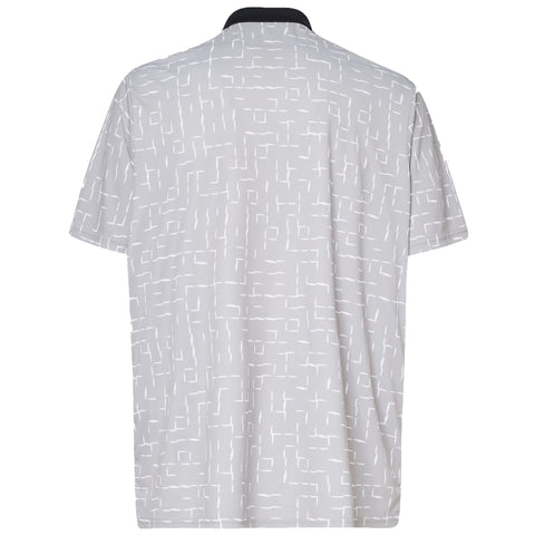 Divisional Print Geometric Polo
