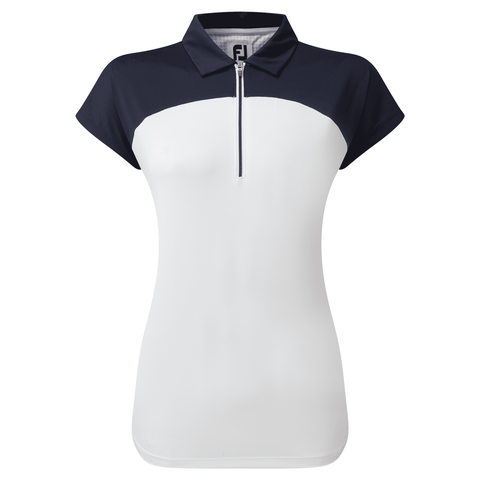 Capsleeve Colour Block Poloshirt
