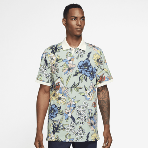 Floral Printed Shirt Golfpolo