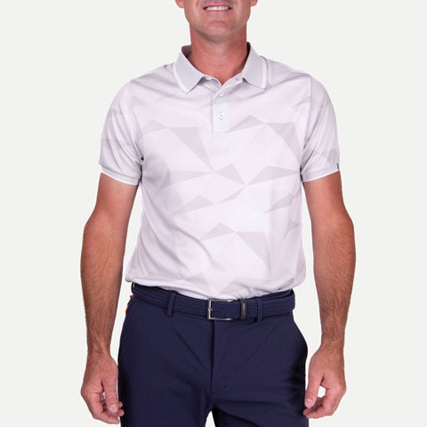 Spot Printed S/S Golfpolo