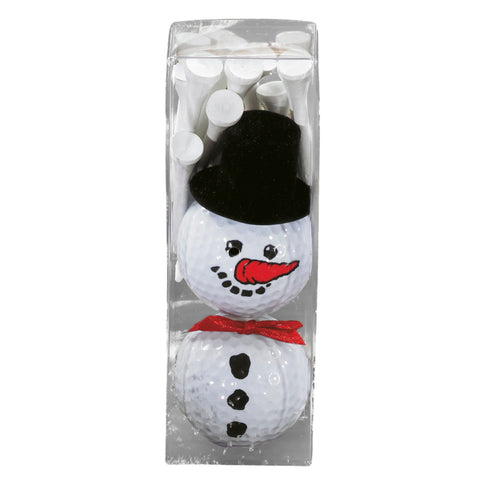 Geschenkpack Schneemann (Bälle & Tees)