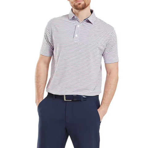 Balance Stripe Lisle Polo Herren