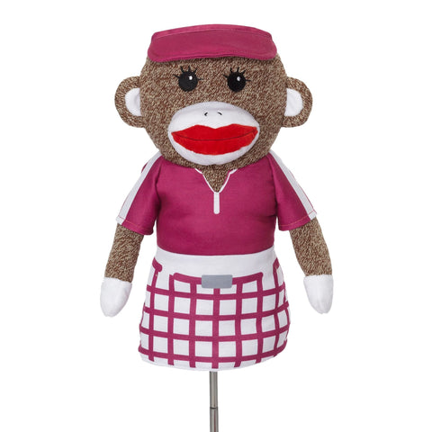 Sock Monkey Girl Headcover