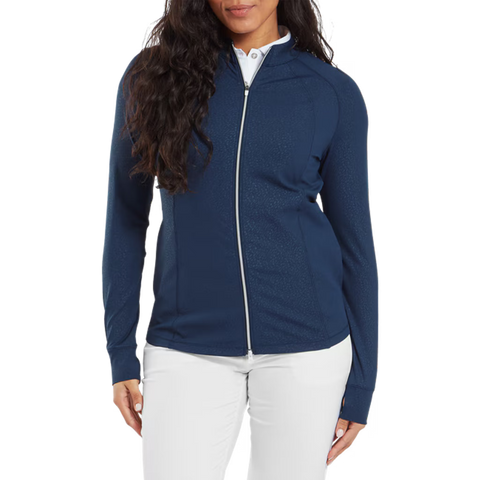 Embossed Full-Zip Midlayer Damen