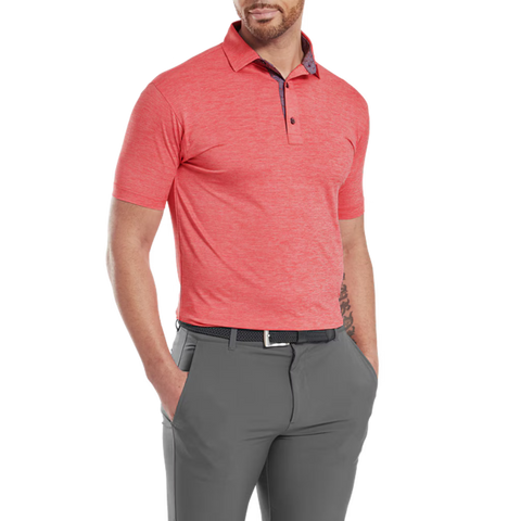 Heather Lisle with Trim Polo Herren