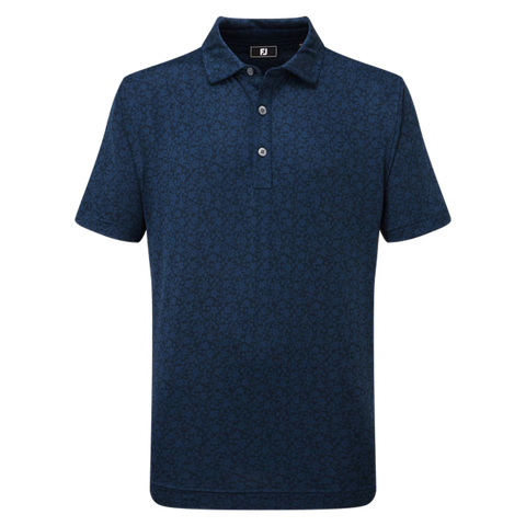 Junior Painted Floral Lisle Polo Unisex