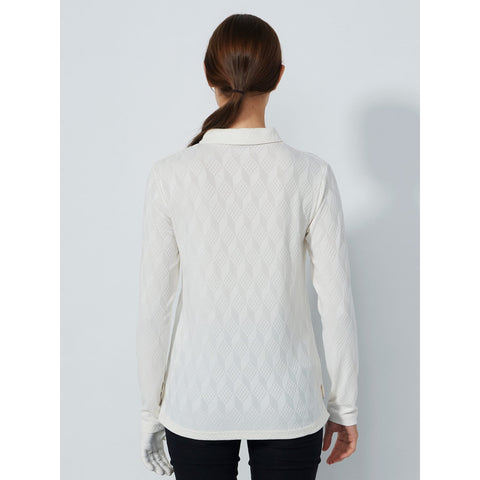 Graphic Jaquard Polo shirt Damen