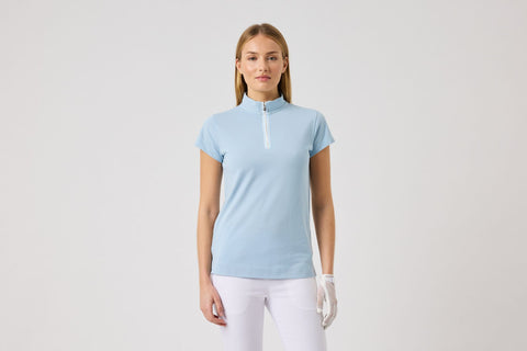 Kim Cap Sleeve Polo Damen