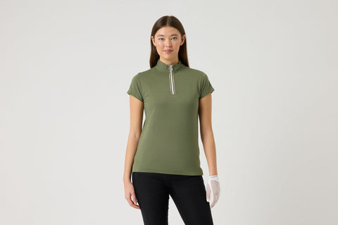 Kim Cap Sleeve Polo Damen