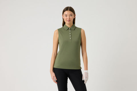 Fairway Sleeveless Polo Shirt Damen