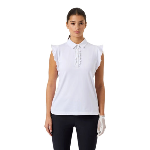 Frill SL Poloshirt Damen