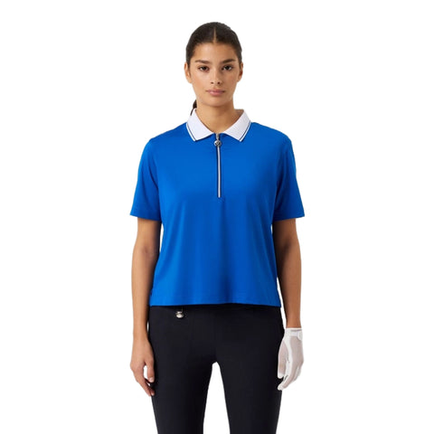 Cropped SS Poloshirt Damen