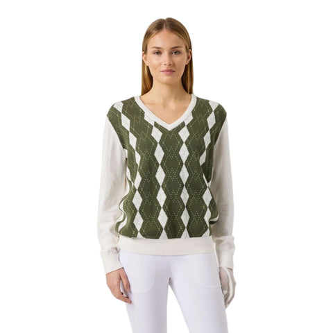 Argyle Pullover Damen