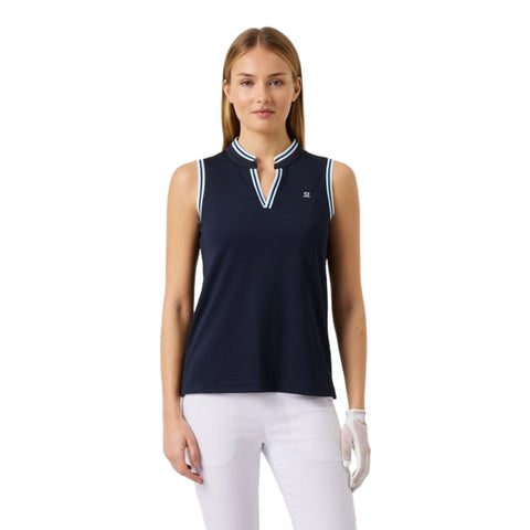 Poloshirt Ärmellos Damen