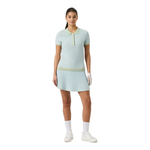 Knit SS Poloshirt Damen