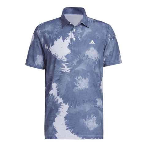 Flower Mesh Poloshirt Herren