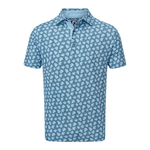 Shadow Palm Print Polo Herren