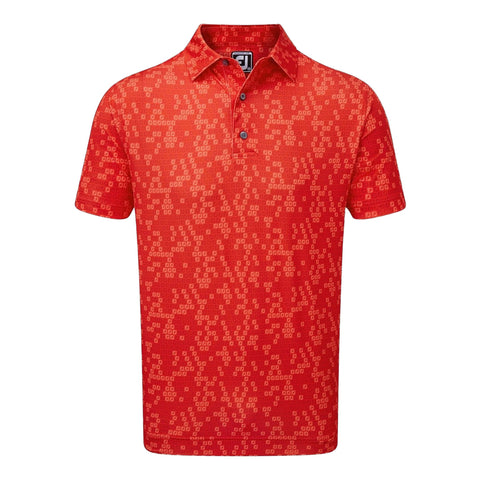 Digital Camo Print Lisle Polo Herren