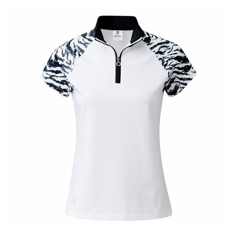 Lens Capsleeve Jersey Poloshirt Damen