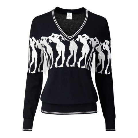 May V-Neck Pullover Damen