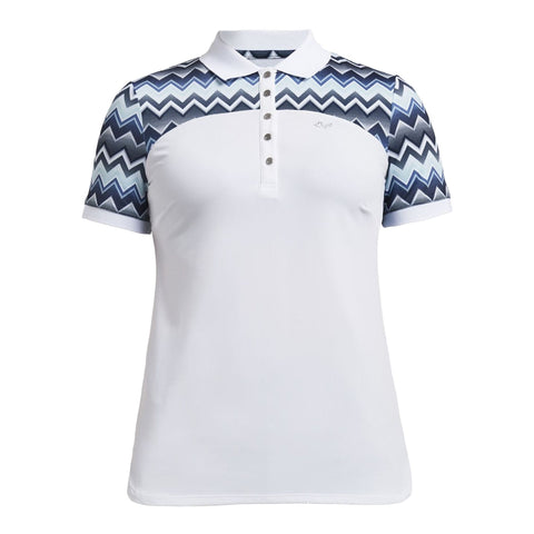 Element Block Polo Zigzag Polo Damen