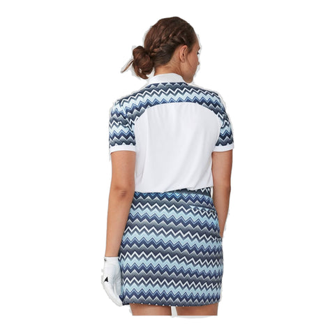 Element Block Polo Zigzag Polo Damen