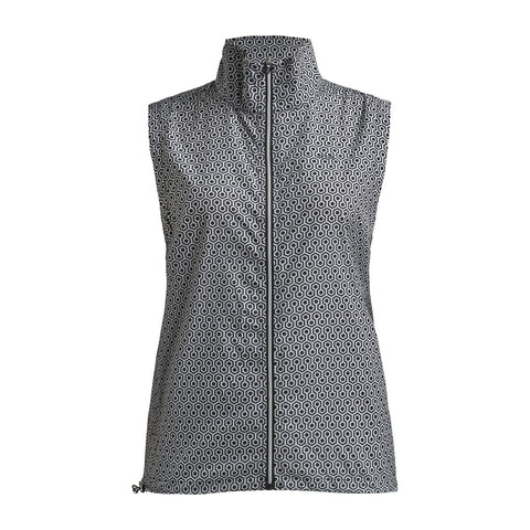 Pocket Wind Vest Geo Comb Damen
