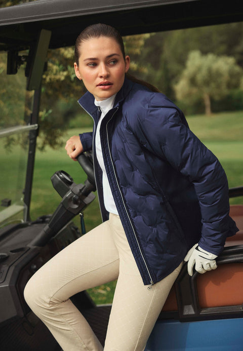 Padded Windbreaker Jacke Damen