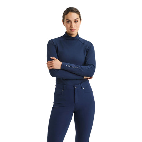 Warm High Collar Top Damen