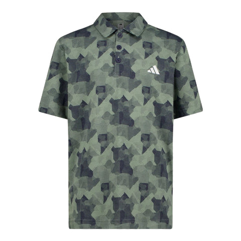 Printed Scripted Poloshirt
