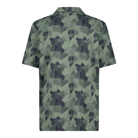 Printed Scripted Poloshirt