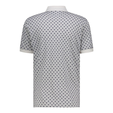 All Over Trefoil Polohemd Herren