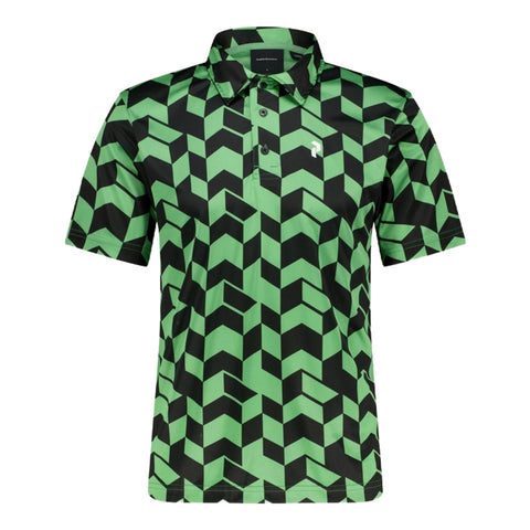 Graphic Short Sleeve Polo Herren