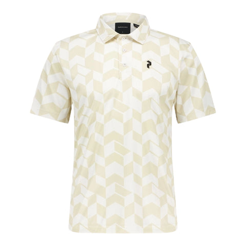 Graphic Short Sleeve Polo Herren