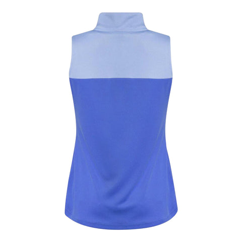 Colorblock Sleeveless Poloshirt Damen