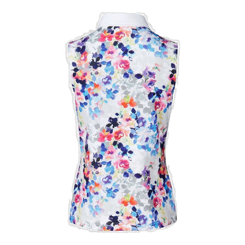 Mira Flower Polo Shirt Damen