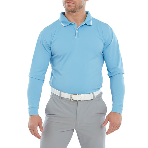 Lightweight Sun Protection Langarm-Polo Herren