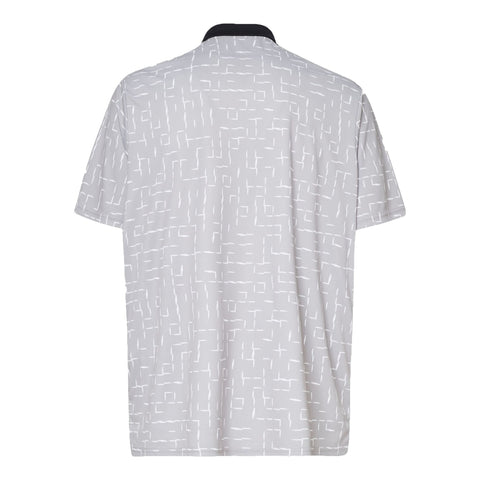 Divisional Print Geometric Polo Herren