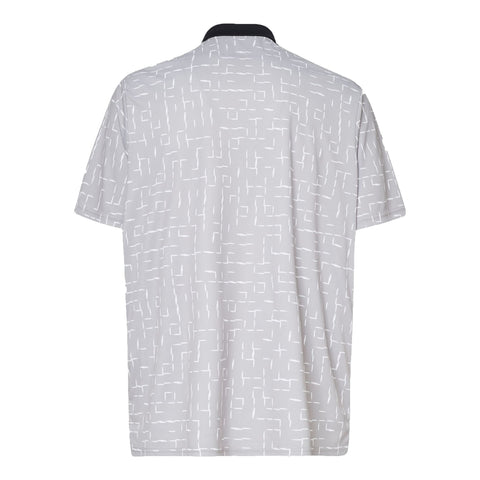 Divisional Print Geometric Polo Herren