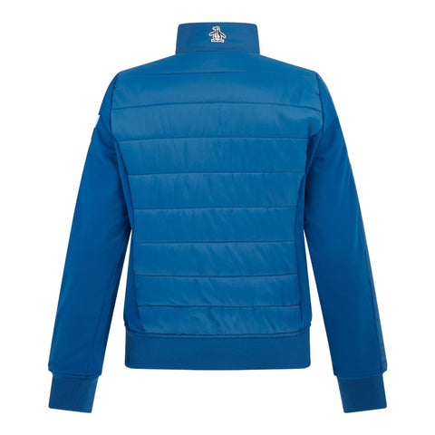 Mixed Media Puffer Golfjacke Damen