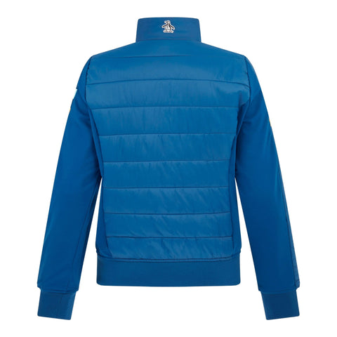 Mixed Media Puffer Golfjacke Damen