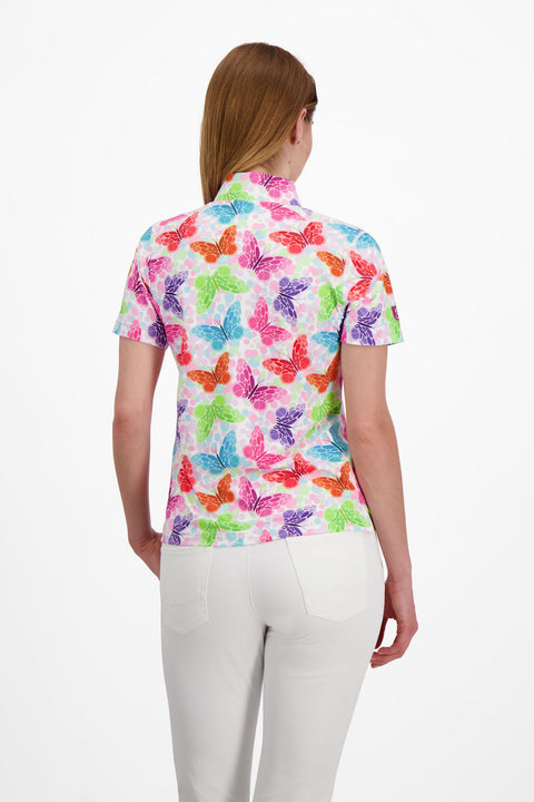 Butterfly Poloshirt Damen