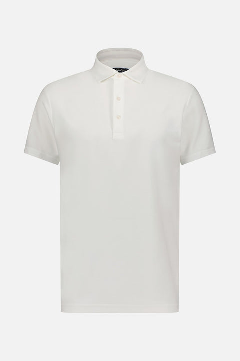 Solid Stripe Poloshirt Herren
