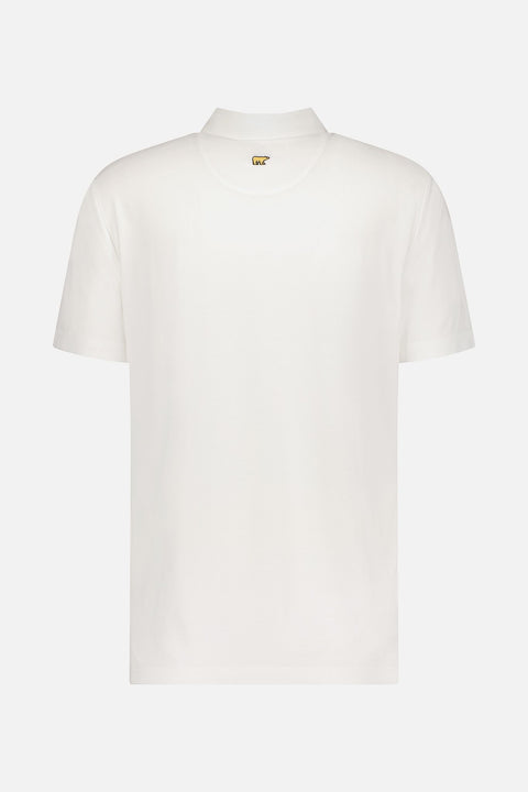 Solid Stripe Poloshirt Herren