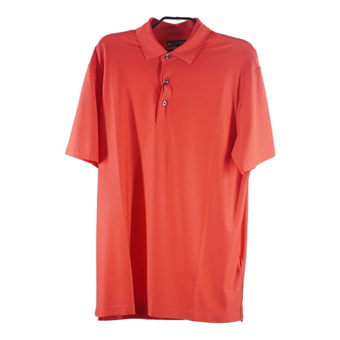 Solid Stripe Poloshirt Herren