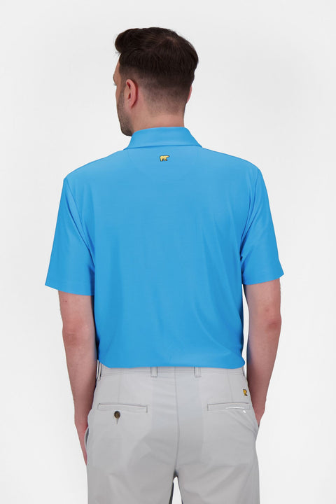 Solid Stripe Poloshirt Herren